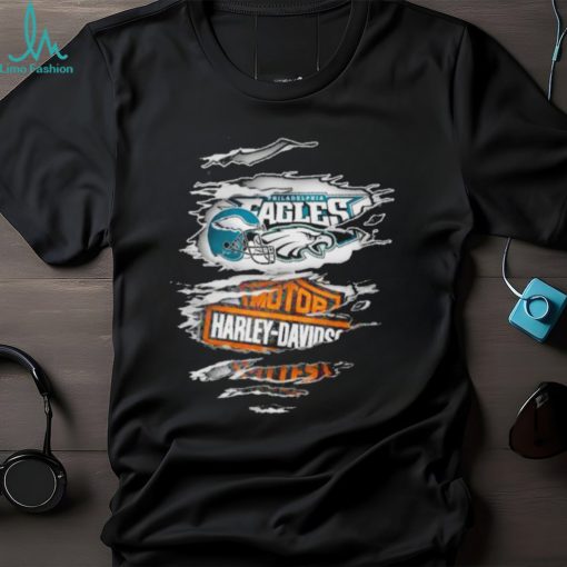 Philadelphia Eagles Motor Harley Davidson 2023 Shirt