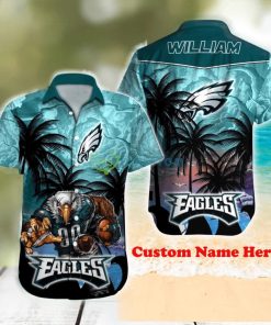 Los Angeles Chargers NFL Custom Name Hawaiian Shirt Hot Design For Fans