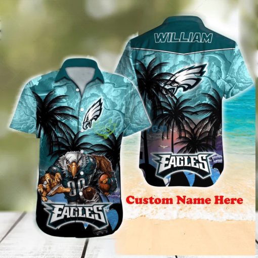 Philadelphia Eagles NFL Custom Name Hawaiin Shirt Best Design For Fans