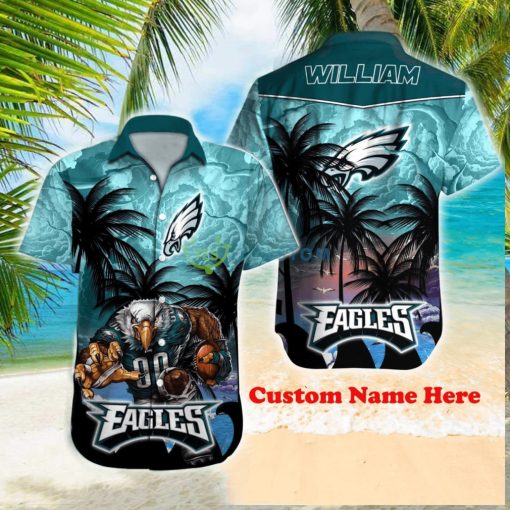 Philadelphia Eagles NFL Custom Name Hawaiin Shirt Best Design For Fans