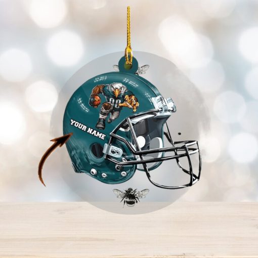 Philadelphia Eagles NFL Helmet Personalized Xmas Gift Christmas Tree Decorations Ornament