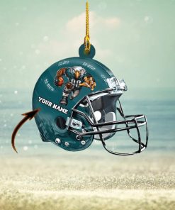 Philadelphia Eagles NFL Helmet Personalized Xmas Gift Christmas Tree Decorations Ornament
