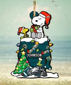 Philadelphia Eagles NFL Snoopy Ornament Personalized Christmas 2023 Holidays