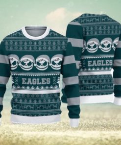 Philadelphia Eagles Pumpkin Ugly Christmas Sweater 3D Gift For Fans