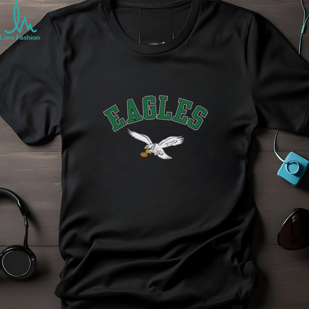 Men's Starter Black Philadelphia Eagles Retro Graphic T-Shirt Size: Large