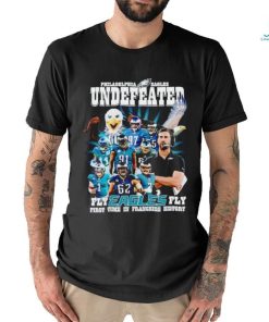 Philadelphia Eagles underfeated fly Eagles fly first time in franchise history shirt