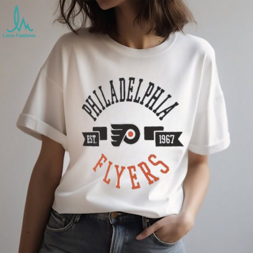 Philadelphia Flyers G III 4Her by Carl Banks White City T Shirt