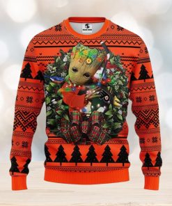 Philadelphia Flyers Groot Hug Xmas Ugly Christmas Sweater Best Christmas Gift Ideas