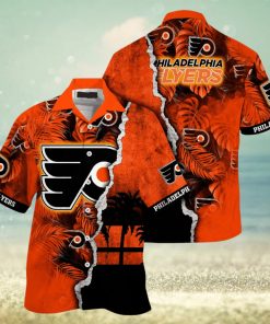 Philadelphia Flyers NHL Hawaiian Shirt Custom Heatwave Aloha Shirt