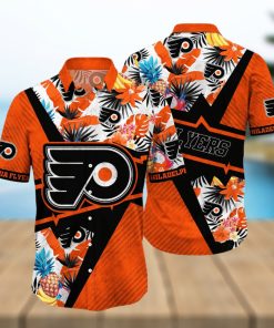 Philadelphia Flyers NHL Hawaiian Shirt Leisure Aloha Shirt