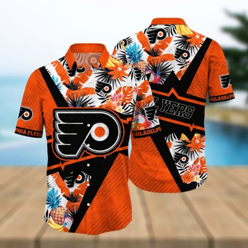 Philadelphia Flyers NHL Hawaiian Shirt Leisure Aloha Shirt