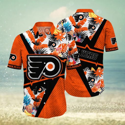 Philadelphia Flyers NHL Hawaiian Shirt Leisure Aloha Shirt