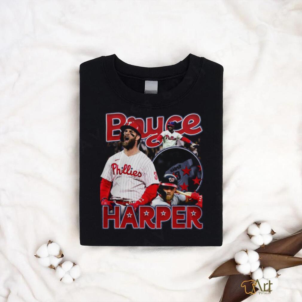 The Bryce Harper Phillies jerseys and T-shirts have dropped online 