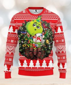 Philadelphia Phillies Grinch Hug Christmas Ugly Sweater Christmas Gift For Fans Party Hoiliday Gift