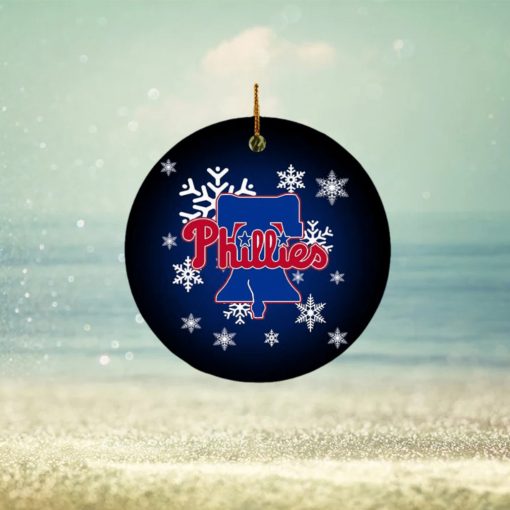 Philadelphia Phillies MLB Merry Christmas Holiday Decorations Ornament