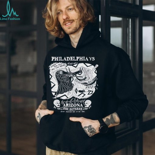 Philadelphia vs Chop the head off the snake Arizona Red October shirt