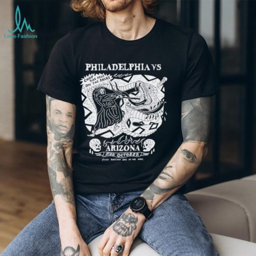 Philadelphia vs Chop the head off the snake Arizona Red October shirt