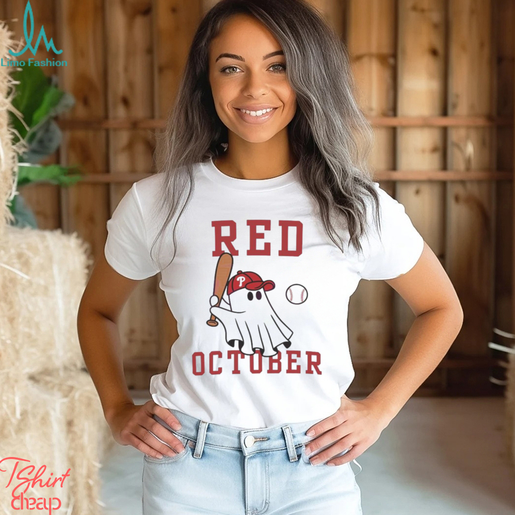 Phillies Philly Red October Cute Ghost shirt - Limotees