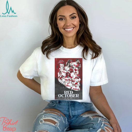 Phillies Red October ’23 on the hunt shirt