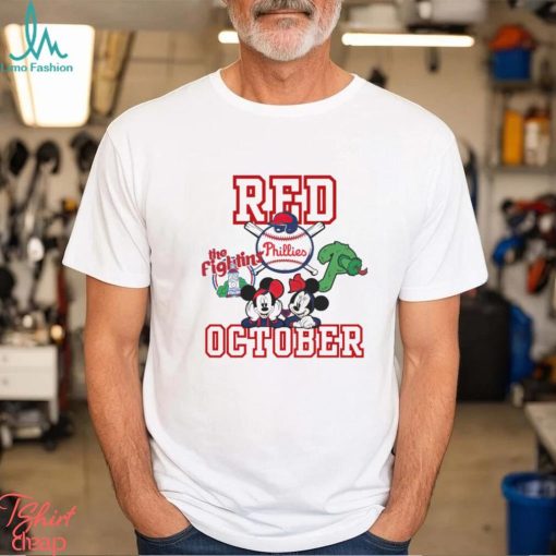 Phillies Red October Mickey Mouse shirt