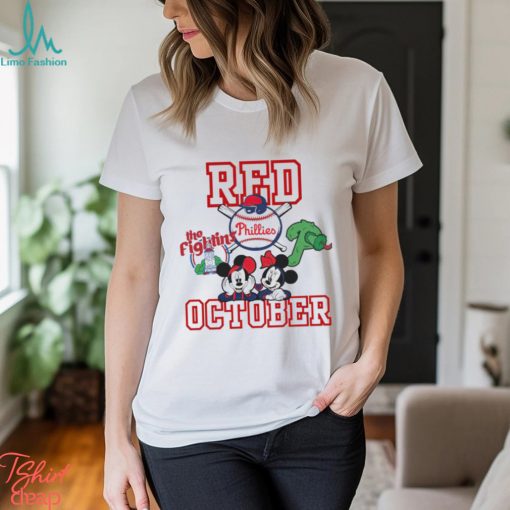 Phillies Red October Mickey Mouse shirt