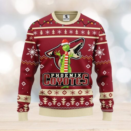 Phoenix Coyotes Funny Grinch Xmas Ugly Christmas Sweater Best Christmas Gift Ideas