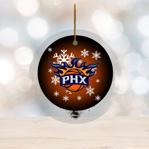 Phoenix Suns NBA Custom Name 2023 Christmas Decorations Ornament