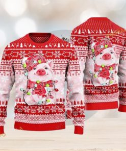 Pig 3D Ugly Christmas Sweater, Funny Womens Christmas Sweater