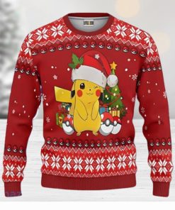 Pikachu Ugly Christmas Sweater Pokemon Unique Gift For Men And Women