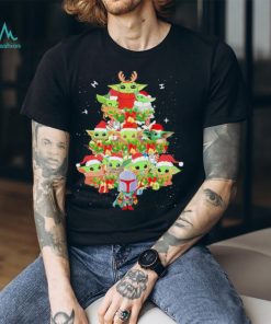 Pine tree Baby Yoda santa christmas shirt, hoodie, sweater, long sleeve and tank top Pine tree Baby Yoda santa christmas shirt