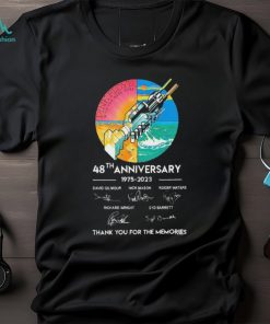 Pink Floyd Wish You Were Here 48th Anniversary Thank You For The Memories Signature Shirt