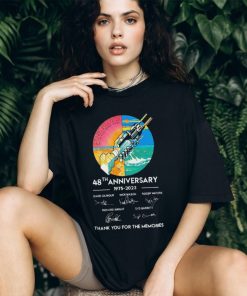 Pink Floyd Wish You Were Here 48th Anniversary Thank You For The Memories Signature Shirt