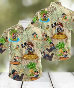 Pirates Mickey Mouse Hawaiian Shirt Hawaii Holiday Beach