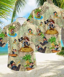 Pirates Mickey Mouse Hawaiian Shirt Hawaii Holiday Beach