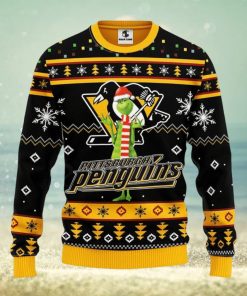 Pittsburgh Penguins Funny Grinch Xmas Ugly Christmas Sweater Best Christmas Gift Ideas