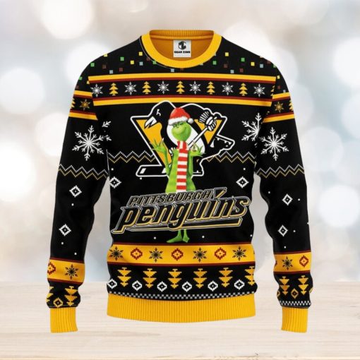 Pittsburgh Penguins Funny Grinch Xmas Ugly Christmas Sweater Best Christmas Gift Ideas