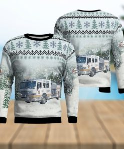 Pittsburgh, Pennsylvania, Unity Volunteer Fire Department AOP 3D Ugly Christmas Sweater