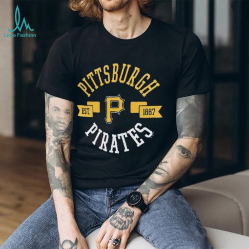 Pittsburgh Pirates G III 4Her by Carl Banks Black City T Shirt
