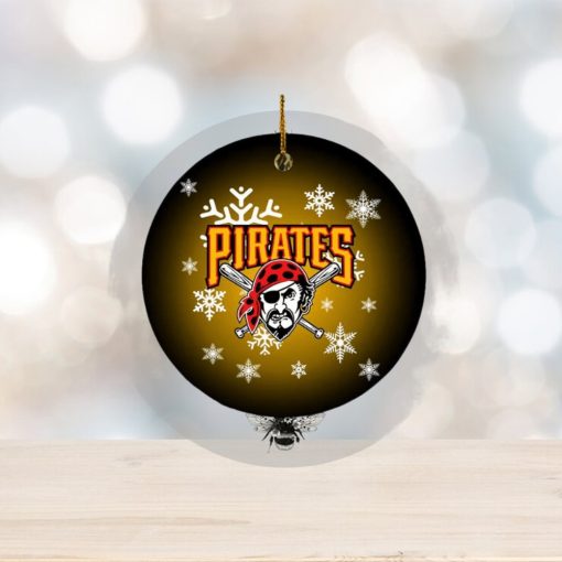 Pittsburgh Pirates MLB 2023 Holiday Gifts Custom Name Merry Christmas Decorations Ornament