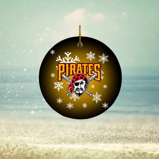 Pittsburgh Pirates MLB 2023 Holiday Gifts Custom Name Merry Christmas Decorations Ornament