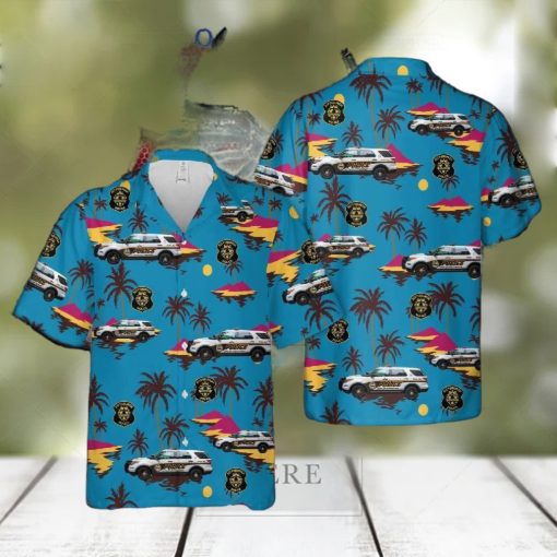 Pittsburgh Police Department Squad Car Hawaiian Shirt