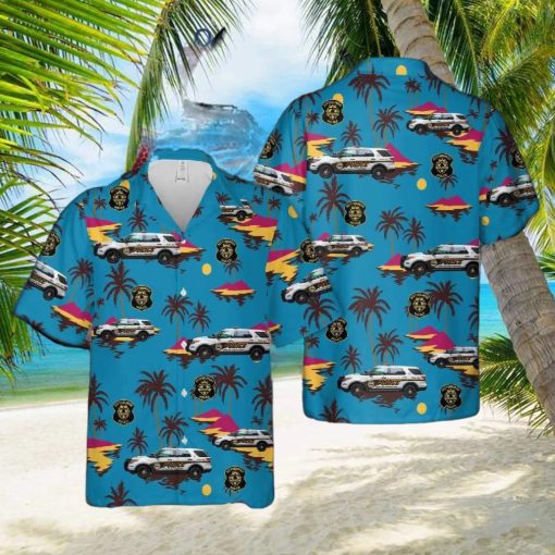 Pittsburgh Police Department Squad Car Hawaiian Shirt