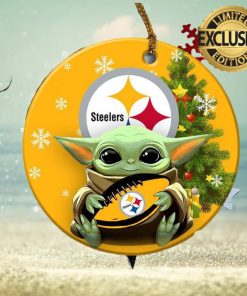 Cleveland Browns Baby Yoda NFL Christmas Ornament Cute Christmas Gifts