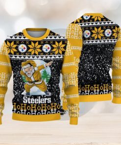 Pittsburgh Steelers Dabbing Santa Christmas Sweater