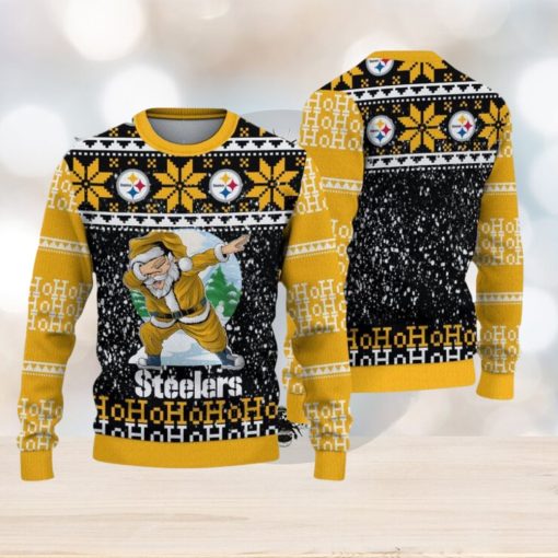 Pittsburgh Steelers Dabbing Santa Christmas Sweater