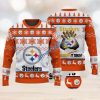 Tennessee Titans Fans Logo Snowflake Pattern Ugly Christmas Sweater Red