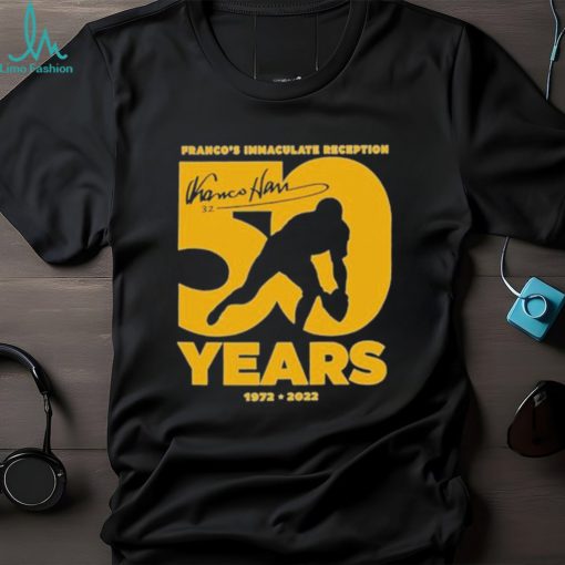 Pittsburgh Steelers Franco’s Immaculate Reception 50 Years 1972 2022 Signature Shirt