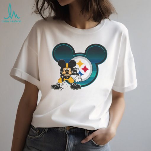 Pittsburgh Steelers Mickey Mouse NFL T Shirt