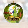 Pittsburgh Steelers NFL Funny Grinch Christmas Ornaments