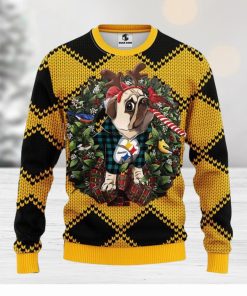 Pittsburgh Steelers Pub Dog Christmas Ugly Sweater Christmas Gift Ideas For Fans